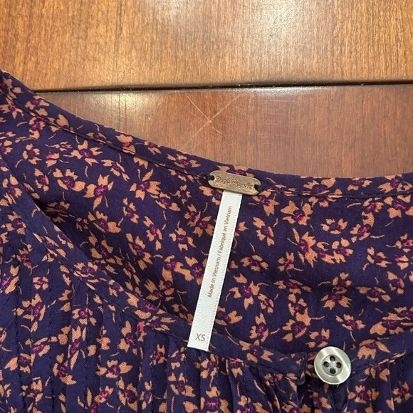 Free People Purple Floral Dress - Picture 3 of 10